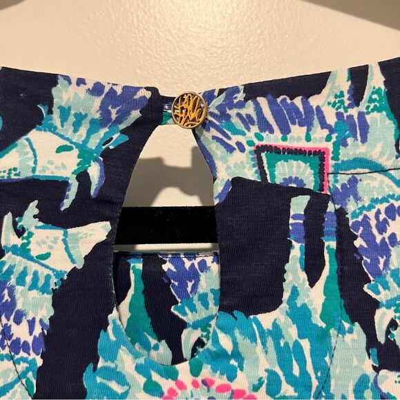 Lilly Pulitzer Women's Bay Shift Dress in Alpaca Your Bags Print Size Small - Picture 9 of 11